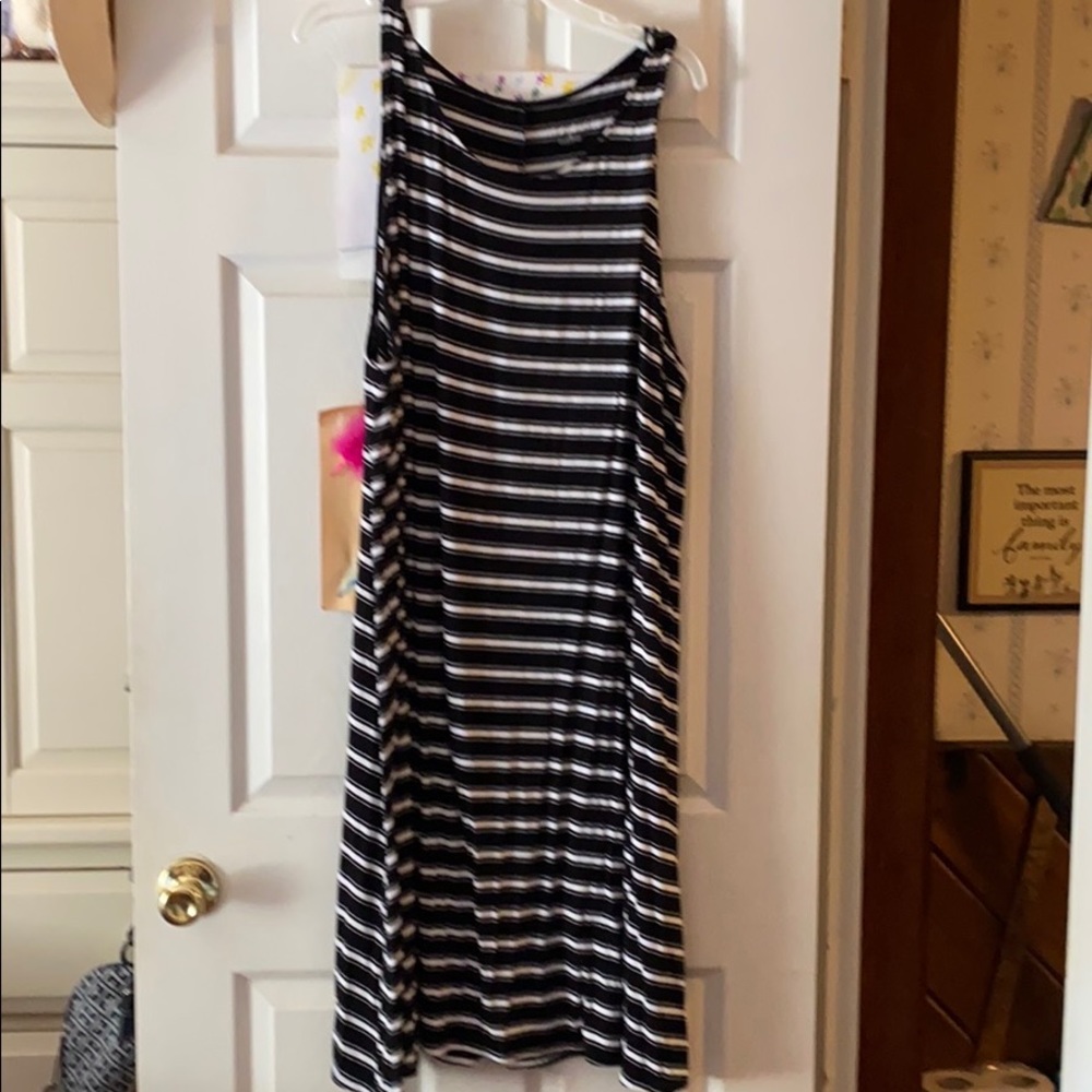 💛Plus striped dress